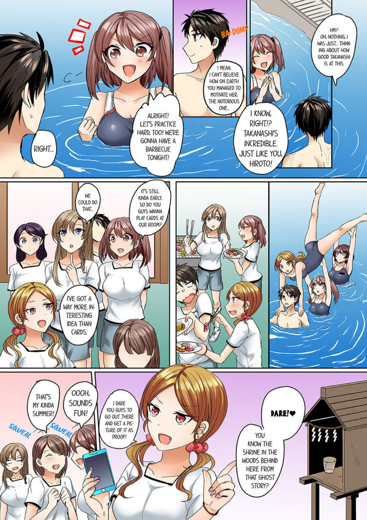 Hentai Manga Comic-My Swimsuit Slipped... And it went in!? A Mixed Synchronized Swimming Club with More Than Just Nip Slips in Store! ~ 1-Read-91